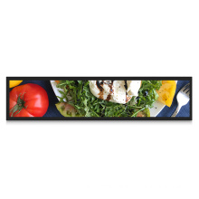 Wall mount or hanging lcd display solution digital advertising display for supermarket shelf